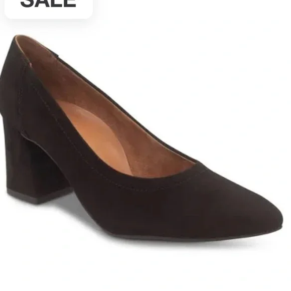 Paul Green Shoes Paul Green Kami Lug Sole Suede Pointed Toe